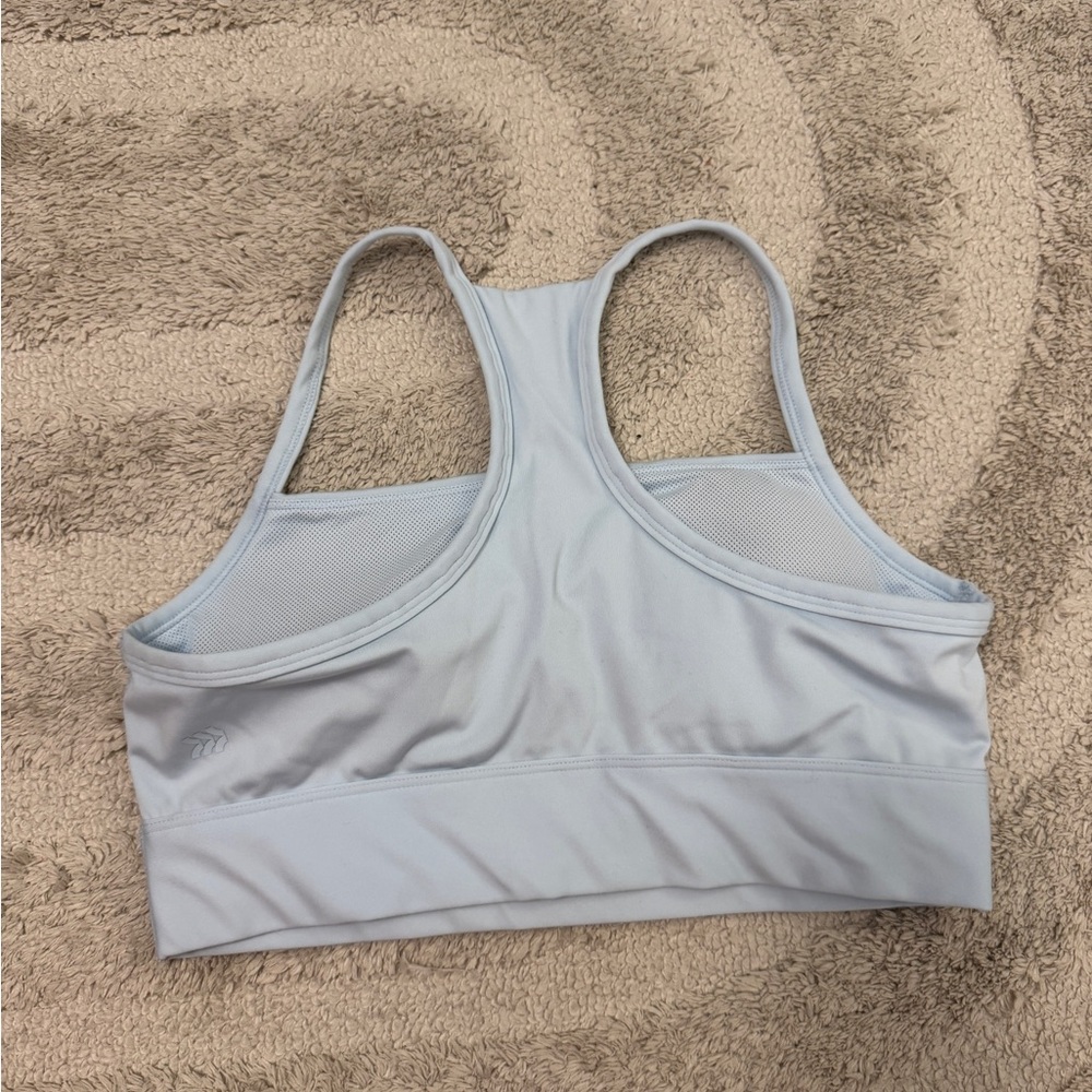 Target Blue Sports Bra with Racerback Design - Picture 2 of 4